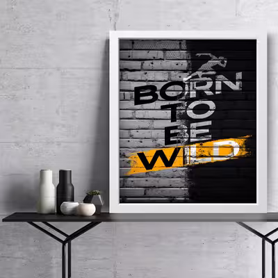 تابلو مدل انگیزشی Born to be کد G14-07