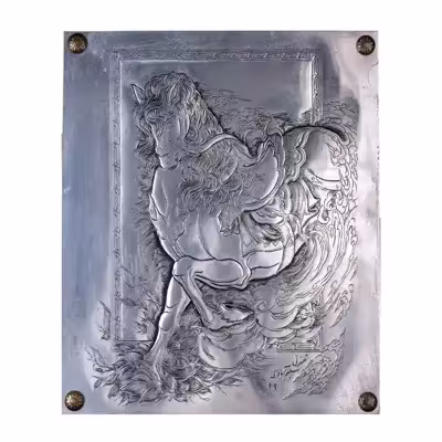 تابلو قلمزنی طرح اسب کد 0123