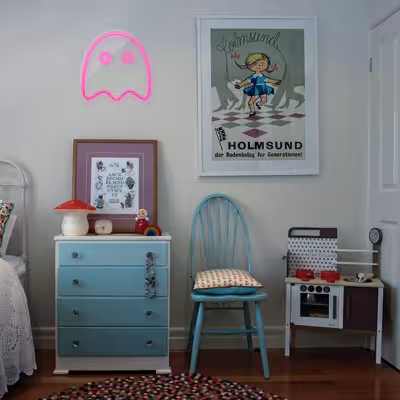 چراغ دیواری نئون دیزاین طرح Packman-2_PN