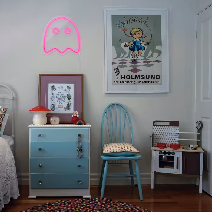 چراغ دیواری نئون دیزاین طرح Packman-2_PN