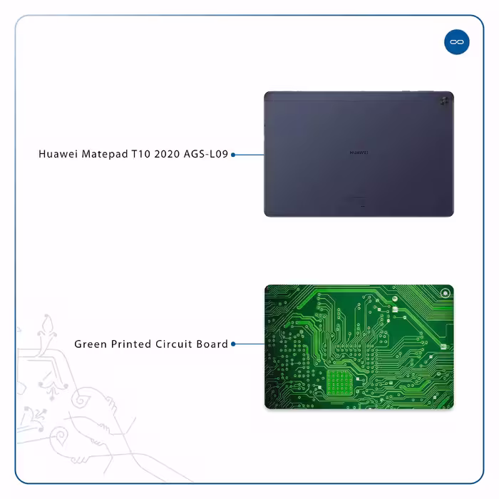 برچسب پوششی ماهوت مدل Green Printed Circuit Board مناسب برای تبلت هوآوی Matepad T10 2020 AGS-L09