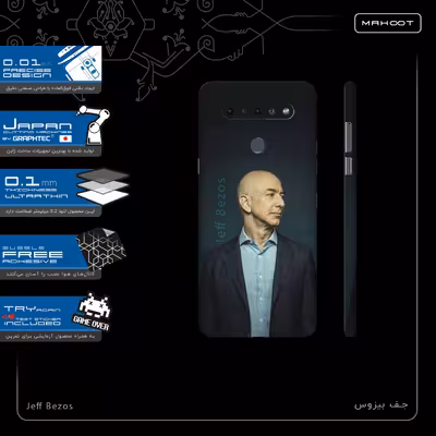 برچسب پوششی ماهوت مدل Jeff-Bezos-FullSkin مناسب برای گوشی موبایل ال جی K51s