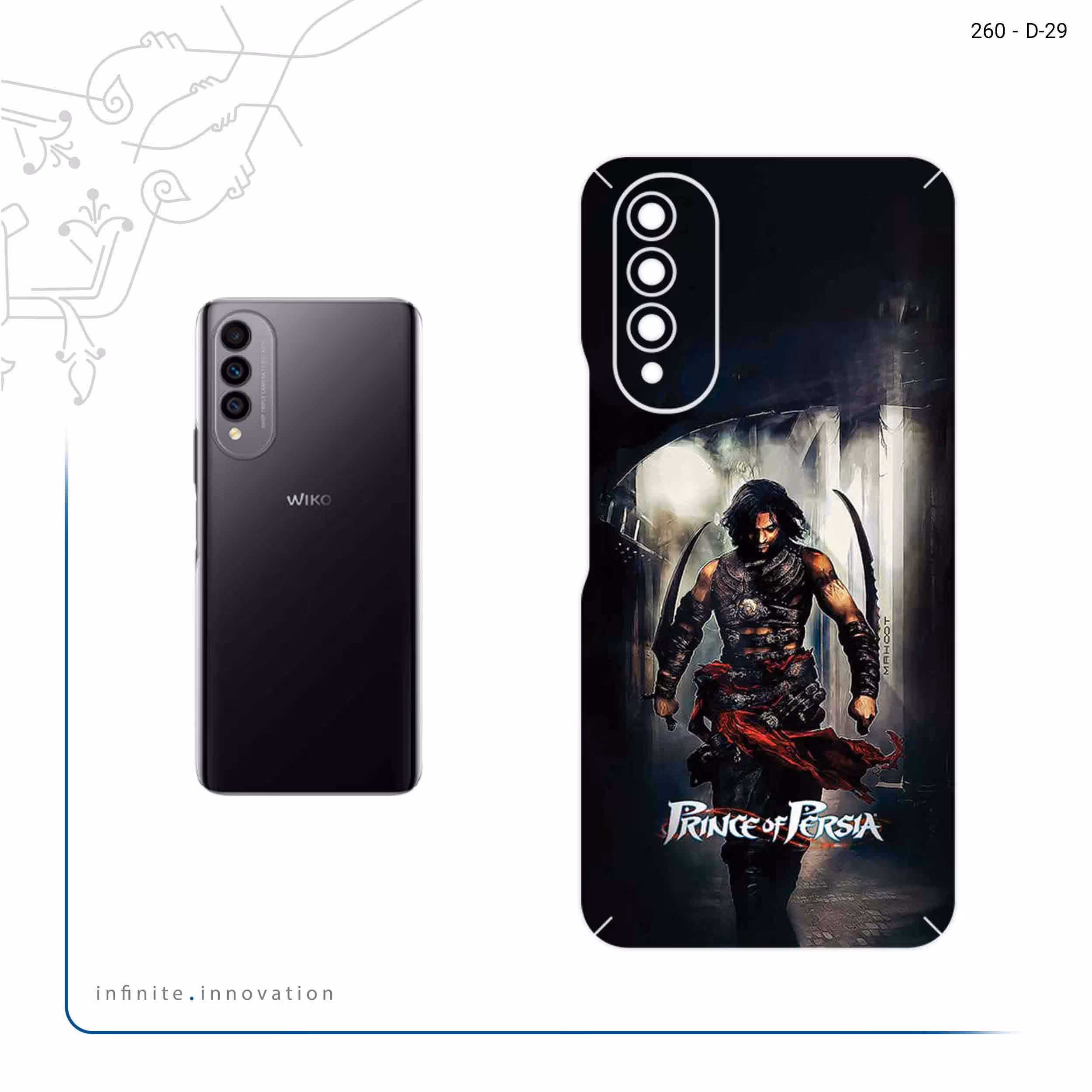 برچسب پوششی ماهوت مدل Prince_of_Persia مناسب برای گوشی موبایل ویکو T50