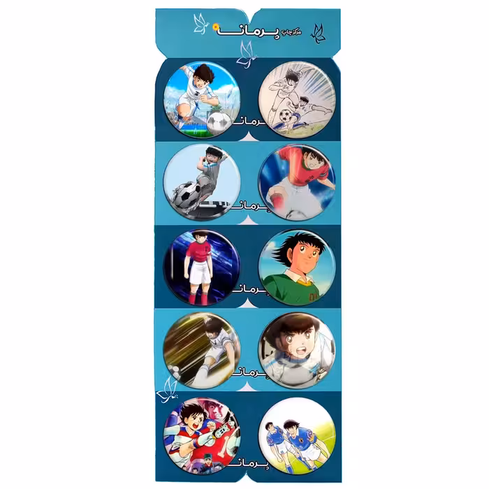 پیکسل پرمانه طرح فوتبالیست ها کد pmg.7878 مجموعه 10 عددی