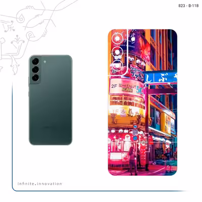 برچسب پوششی ماهوت مدل Tokyo City مناسب برای گوشی موبایل سامسونگ Galaxy S22 Plus 5G