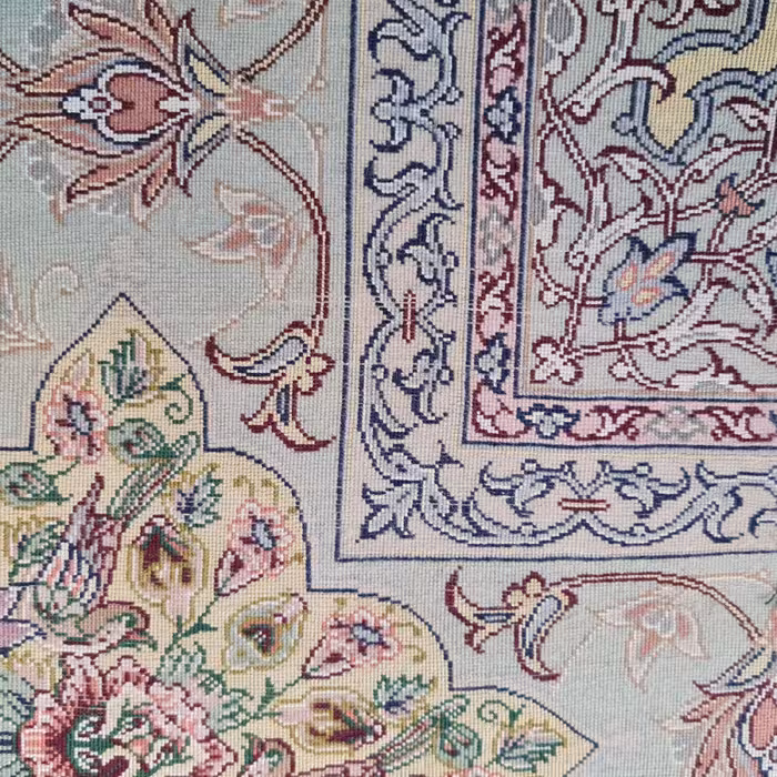 فرش دستبافت چهار متری اصفهان موسی الرضایی کد 1077