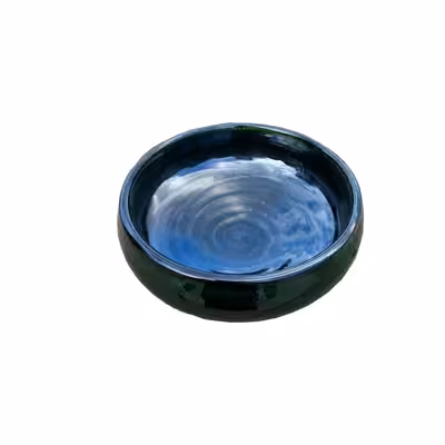 کاسه سفالی مدل سالادخوری  طرح الماس