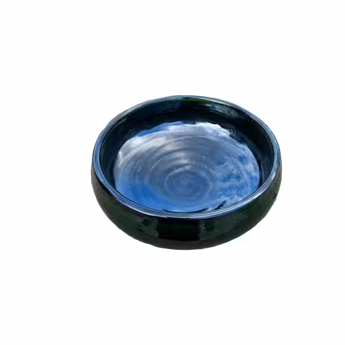 کاسه سفالی مدل سالادخوری  طرح الماس