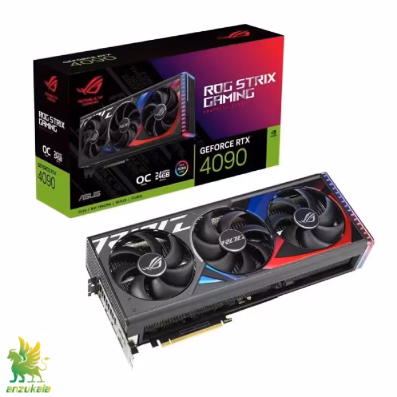کارت گرافیک ایسوس ROG Strix LC GeForce RTX™ 4090 OC Edition با حافظه 24 گیگابایت