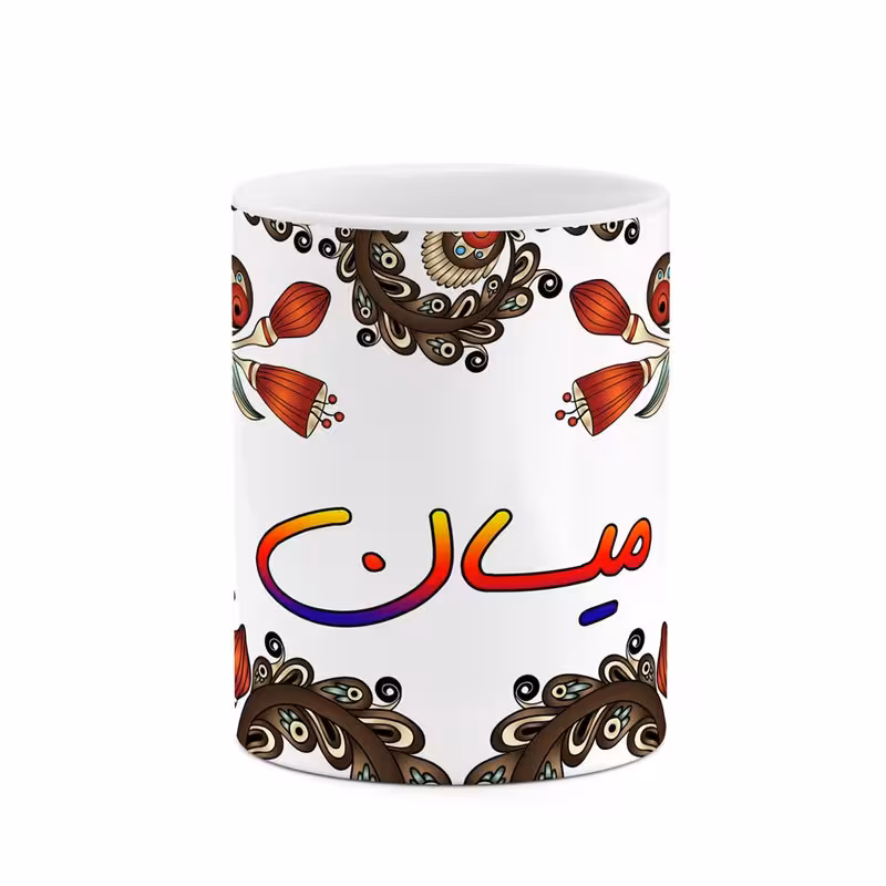 ماگ   اسم میسان  سنتی گل و بته کد mgh47864