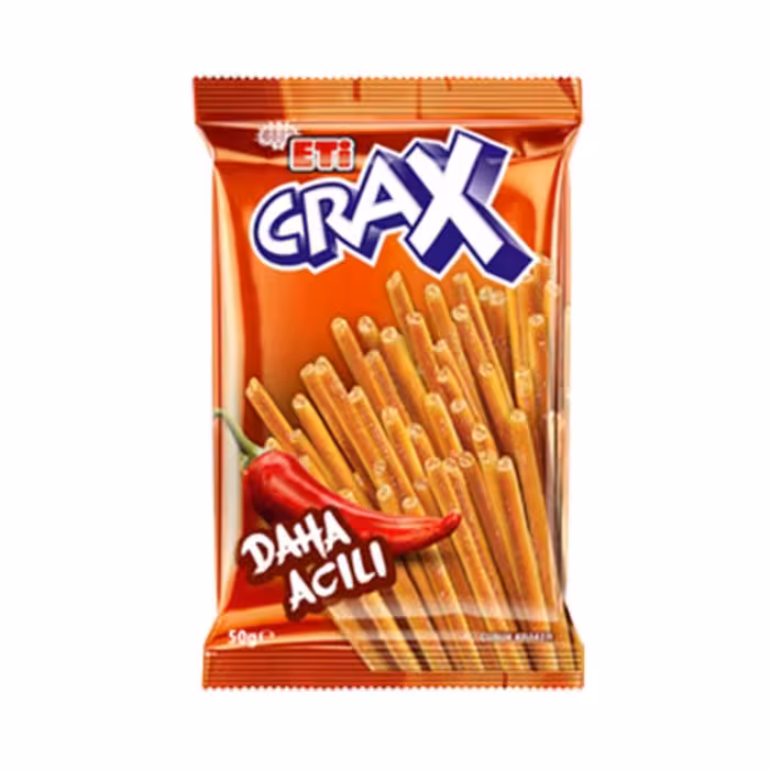 چوب شور کراکس فلفلی تند اتی (اسپایسی) (50 گرم) crax