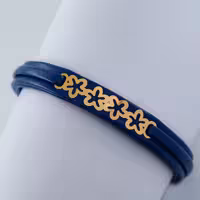 دستبند چرم پلاک لیزری