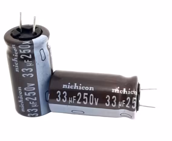 خازن الکترولیت 33 میکرو فاراد 250 ولت nichicon