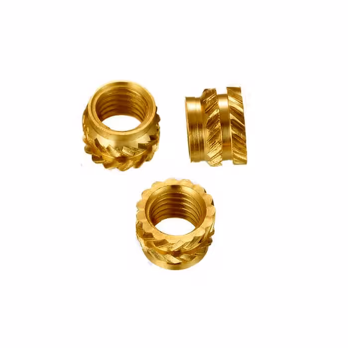 خرید و قیمت مهره برنجی آجدار خمیده M2.5*3.5*4