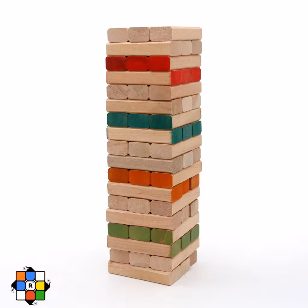 جنگا 54 قطعه رنگی