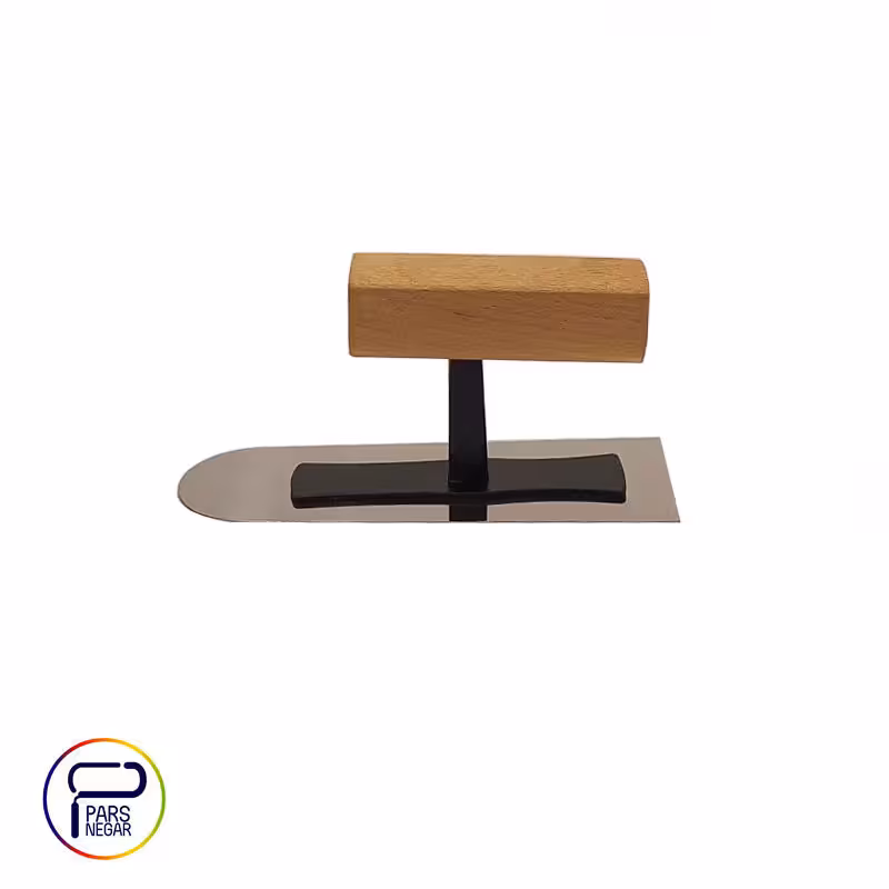 ماله استیل پتینه دسته چوبی GSB کد Z-69 سایز12×4 سانت