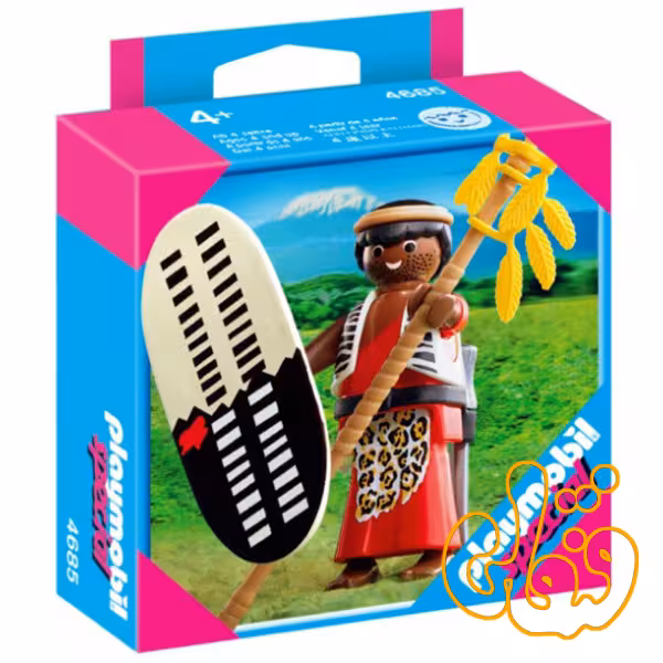 زولو جنگجو پلی موبیل Playmobil Zulu Warrior 4685