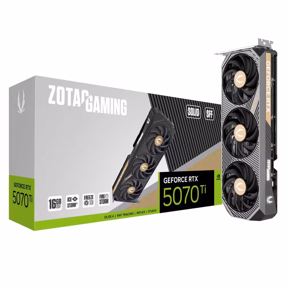 کارت گرافیک زوتک ZOTAC RTX 5070 Ti SOLID SFF 16GB