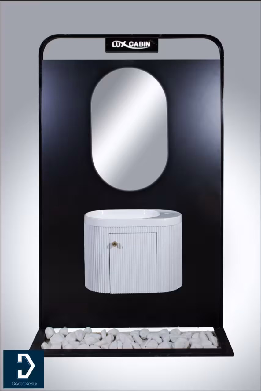 روشویی کابینتی لوکس کابین مدل 621A سفید