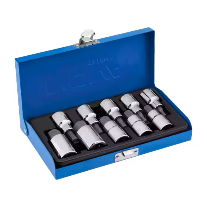 جعبه بکس 1/2 اینچ 9 پارچه آلنی ستاره ای نووا 7005