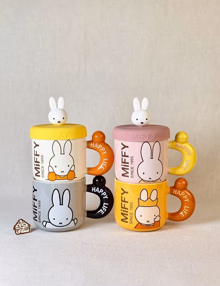 ماگ خرگوشی درب سیلیکون MiFFY کد002931