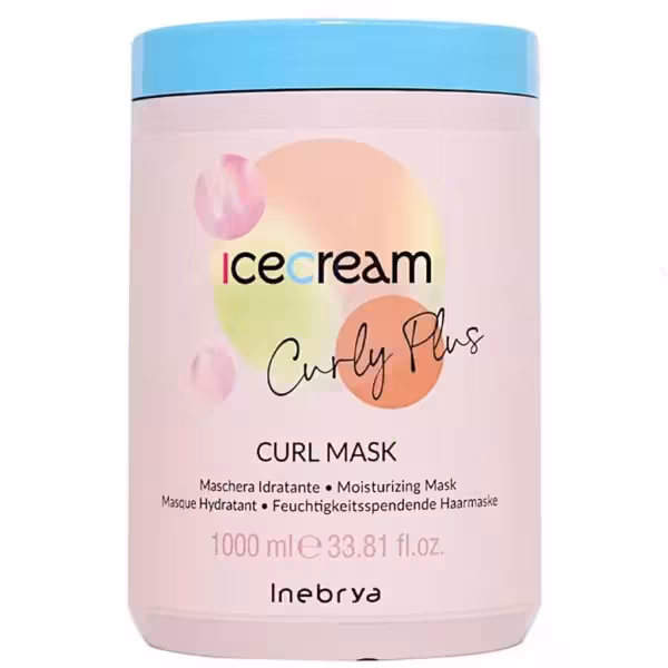 ماسک مو مرطوب کننده مخصوص مو فر اینبریا آیس کریم ice cream curly plus mask