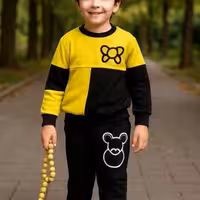 بلوز شلوار اسپان جیبدار گلدوزی