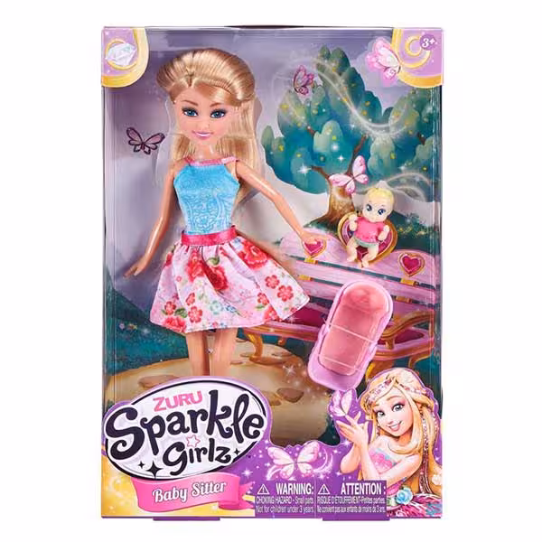 عروسک sparkle girlz مدل Baby Sitter