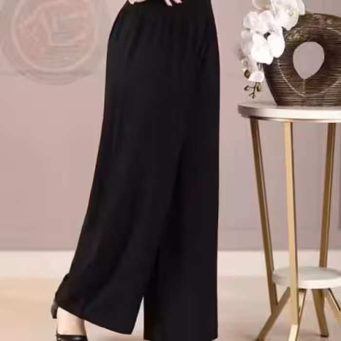 شلوار بگ نخی کجراه زنانه