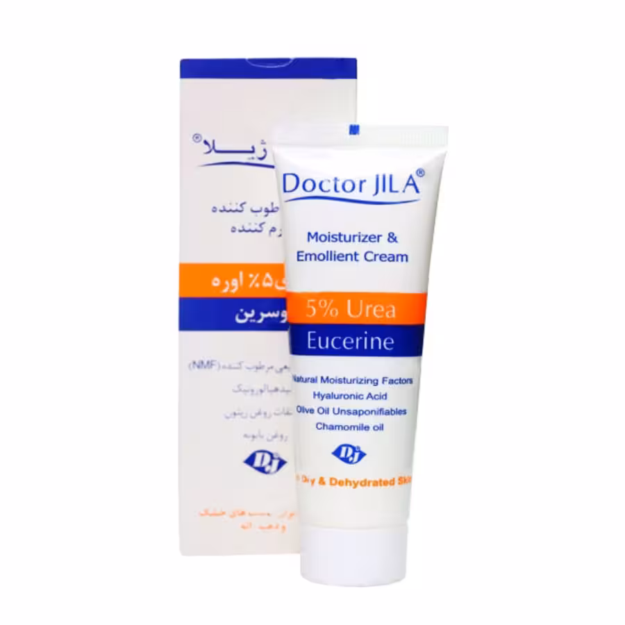کرم نرم کننده 5 درصد اوره دکتر ژیلا مناسب پوست های خیلی خشک 75 گرم
