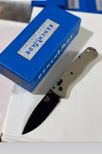 چاقو بنچ مید تاشو  اورجینال جعبه دار رنگ سبز طوسی