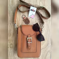 کیف دوشی مردانه با چرم طبیعی گاوی و دستدوز
