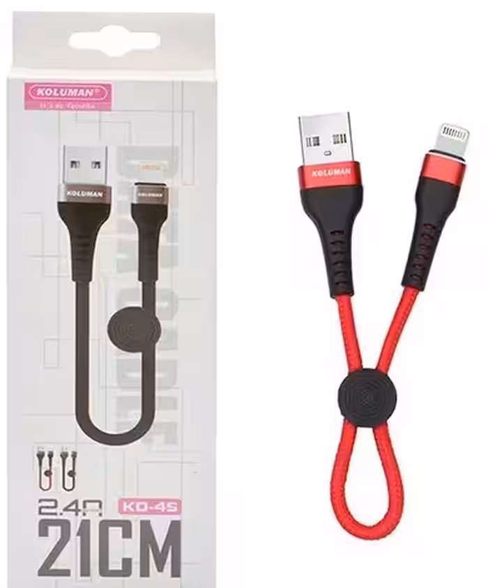 کابل USB به lightning کلومن مدل KD-45