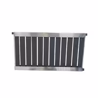 رادیاتور آلومینیومی هاتیپس مدل کلاسیک مشکی نقره ای 100CM