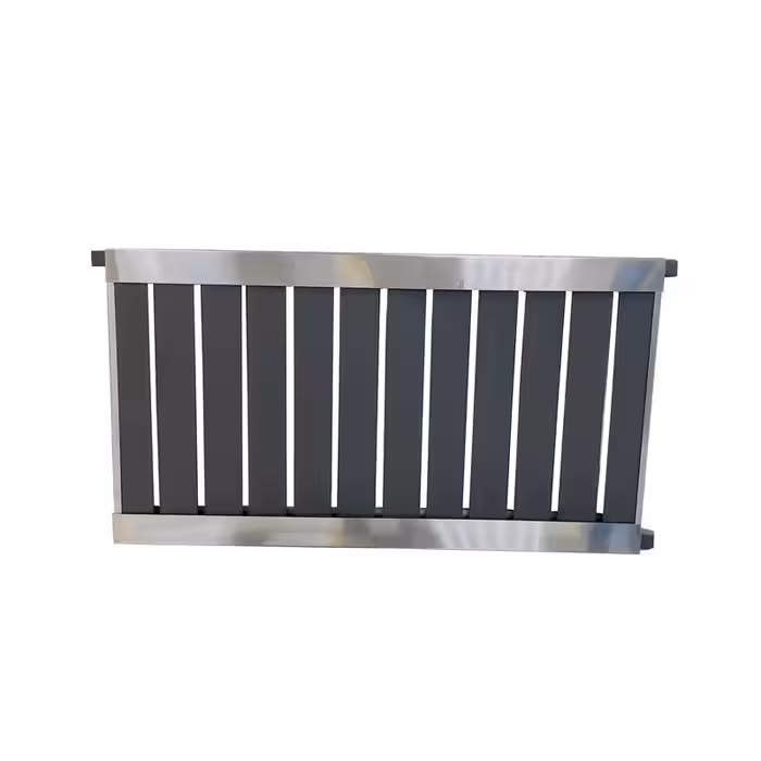 رادیاتور آلومینیومی هاتیپس مدل کلاسیک مشکی نقره ای 100CM