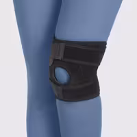 زانوبند تک سایز کوتاه نئوپرن طب و صنعت کد 46100