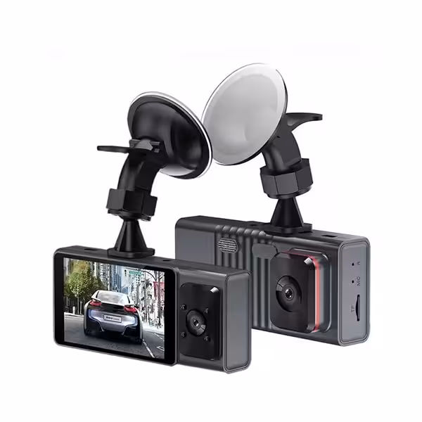 دوربین ثبت وقایع خودرو 3 لنز مدل S4 وای فای