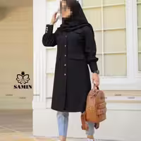 مانتو اسپرت زنانه نخی مدل مانتو روزمره و دانشجویی سوین