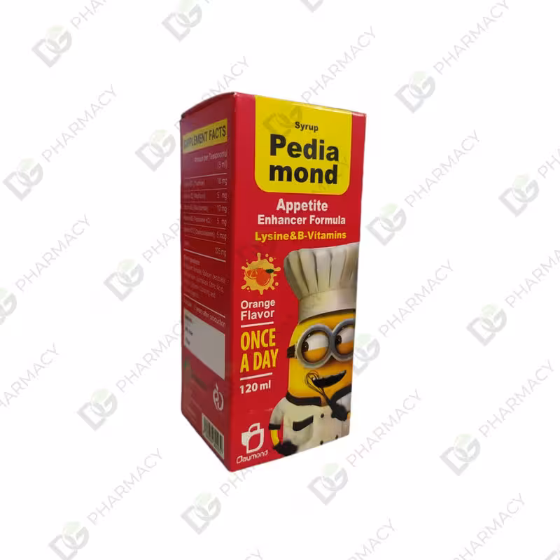 شربت پدیاموند با طعم پرتقال دیموند دیجی فارماسی