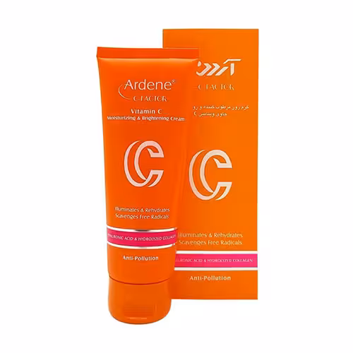 کرم روز تیوپی مرطوب کننده و روشن کننده حاوی ویتامین C و SPF15 آردن سی فکتور 75 میلی لیتر Ardene C-Factor