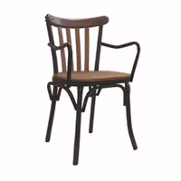 صندلی رستورانی دسته دار نظری مدل برسو N608W