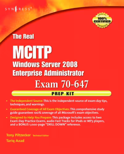 خرید و دانلود نسخه کامل کتاب The Real MCTS/MCITP Exam 70-647 Prep Kit: Independent and Complete Self-Paced Solutions