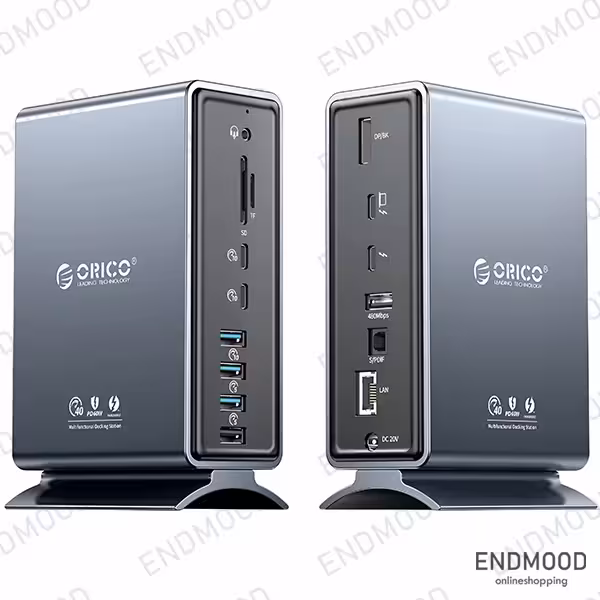 داک چند کاره اوریکو مدل ORICO-TB3-S4-UK-GY-BP