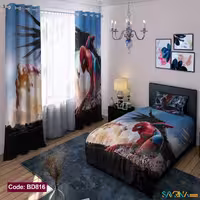 ست اتاق خواب پسرانه طرح مرد عنکبوتی کد BD816