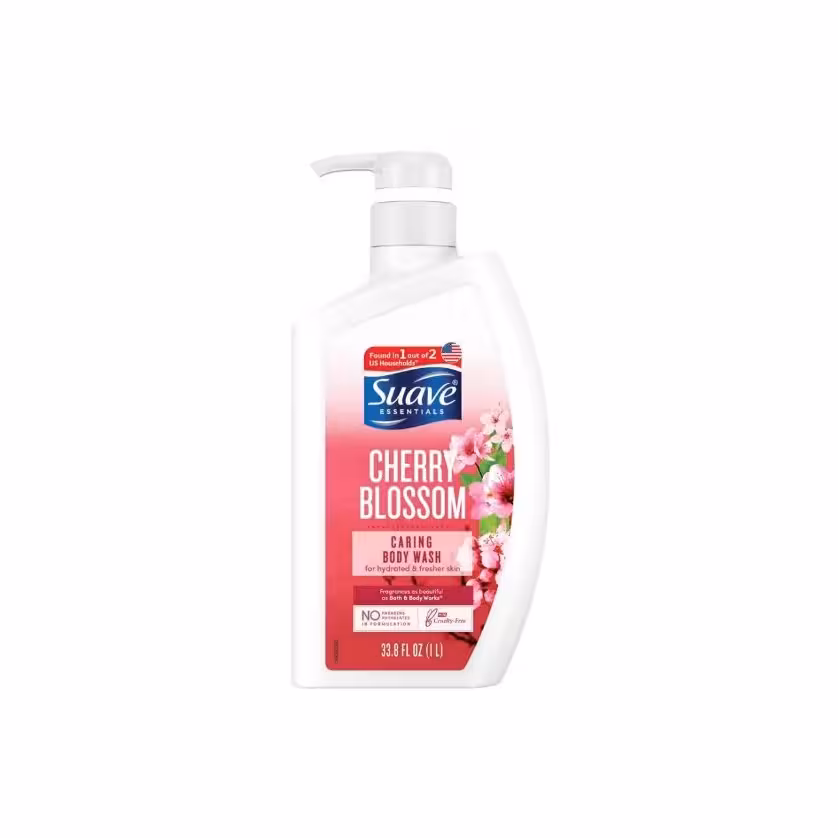 شوینده بدن سواو Suave Cherry blossom حجم 1 لیتر