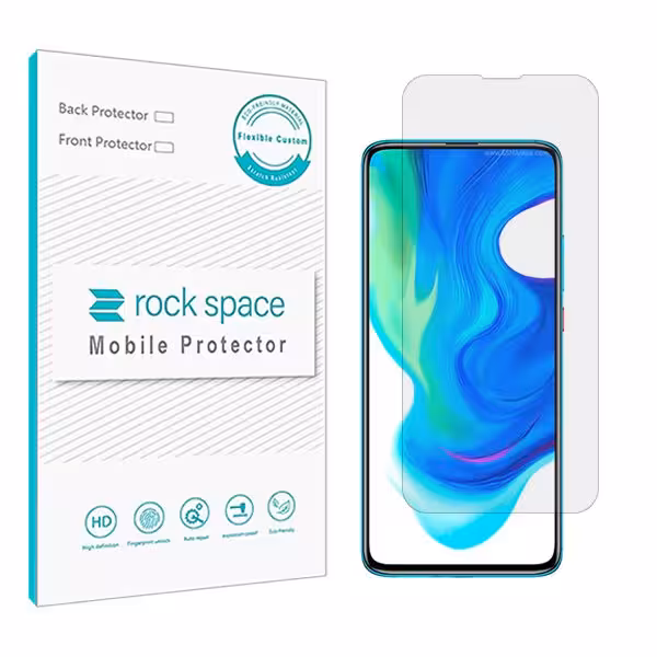 گلس شیائومی Xiaomi Poco F2 Pro مدل نانو هیدروژل شفاف برند راک اسپیس کد S