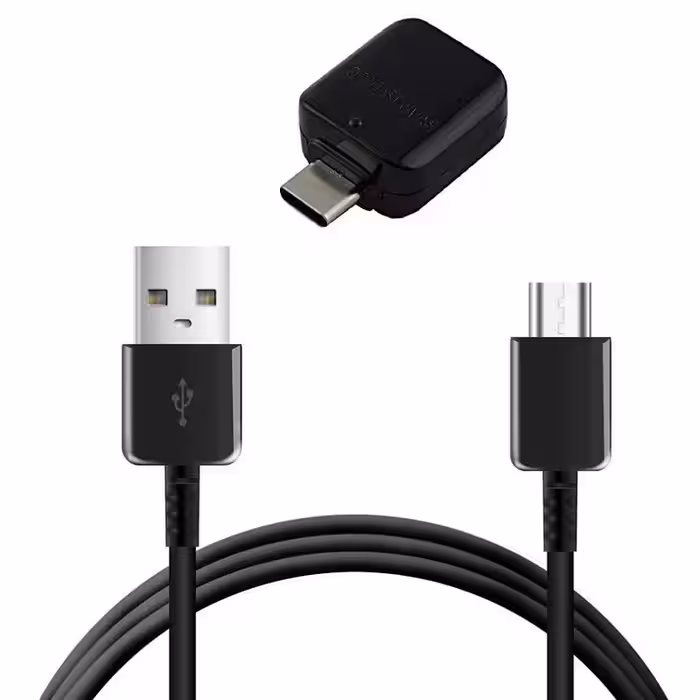 کابل تبدیل USB به USB-C مدل EP-DG950CBE طول 1.2 متر به همراه مبدل OTG USB-C