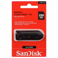 فلش مموری سن دیسک مدل Cruzer Glide USB3.0 ظرفیت 256 گیگابایت