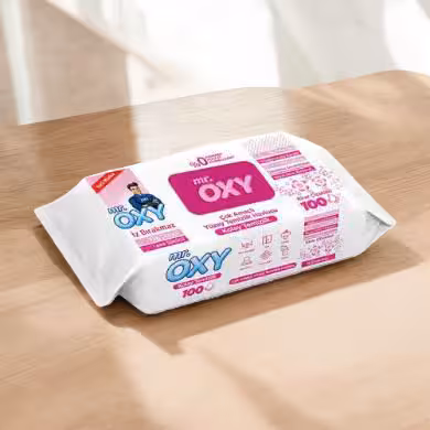 دستمال مرطوب سطوح چند منظوره 100 عددی مستر اکسی Mr.Oxy