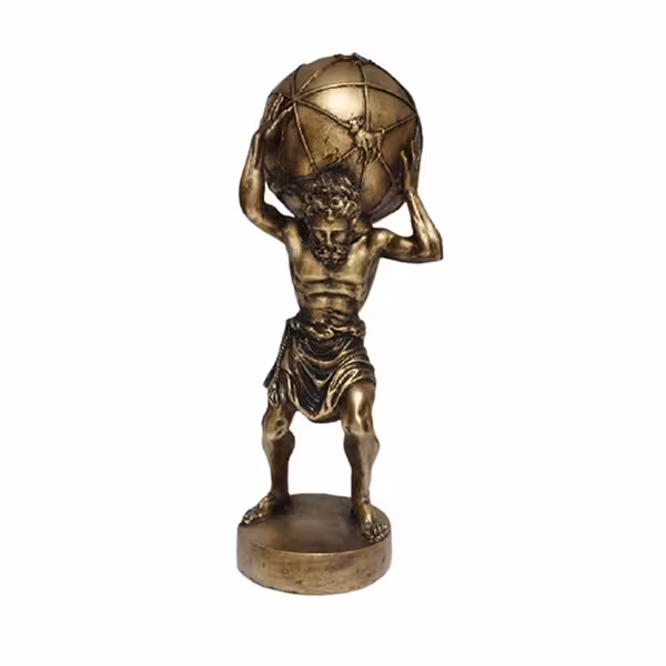 مجسمه  مدل کره به دوش کد 3